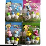 MARIRI Creative Pencil Erasers Toy Animal Erasers Gift for Kids Party,Games Prizes,Carnivals and School Supplies2 Boxes  B07N3WF1CX